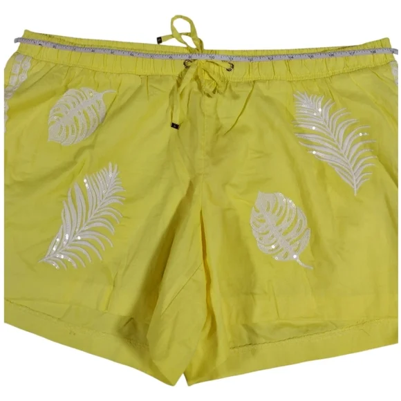 Lilly Pulitzer Katia Embroidered Short Watch Hill Yellow
